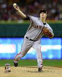 Matt Cain Game 4 of the 2012 World Series Action Photo