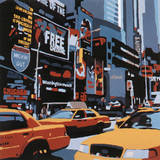 Cabs of New-York Prints by Giovanni Manzo