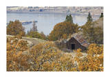 Barn And Columbia River Limited Edition by Donald Paulson