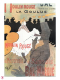 1891 Moulin Rouge La Goulue (1bande) Lámina giclée por Henri de Toulouse-Lautrec