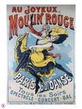 1896- Au Joyeux Moulin Rouge - Choubrac Giclee Print by Alfred Choubrac