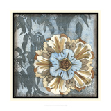 Rosette with Leaves I Giclee Print by Jennifer Goldberger