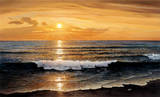 Rolling Surf Prints by W. Galland
