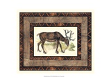 Rustic Moose Giclee Print by Vision Studio
