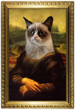 Grumpy Cat Mona Lisa Posters