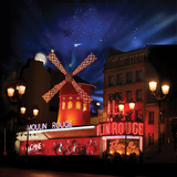 2010 Moulin Rouge full moon Photographic Print