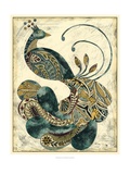 Paon royal I Reproduction procédé giclée par Chariklia Zarris