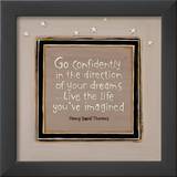 Go Confidently Prints by Karen Tribett