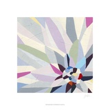 Geometric Dahlia II Giclee Print by June Erica Vess