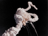 Space Shuttle Challenger Disaster Photographic Print