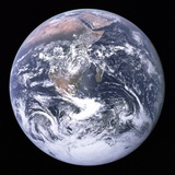 Earth View from Apollo 17 Moon Mission Photographic Print