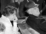 President Franklin and Eleanor Roosevelt During Informal Press Conference at Warms Springs, Georgia Photographic Print