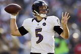 San Diego Chargers and Baltimore Ravens NFL: Joe Flacco Photographic Print by Gregory Bull