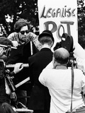 'Legalize Pot' Signs in London Photographic Print