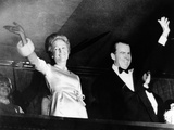 President Richard and Pat Nixon at the 1973 Inaugural Concerts Photographic Print