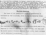 Einstein's Four Equations Photographic Print