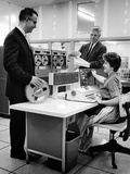IBM Computerizing Magazine Subscriptions in 1962 Photographic Print