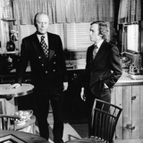 Vice Pres Gerald Ford in Kitchen of Alexandria, Virginia, Home with Talk Show Host Dick Cavett Photographic Print