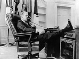 President Gerald Ford's First Week in Office Photographic Print