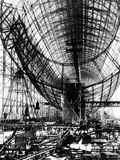 Hindenburg Airship under Construction Photographic Print