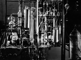 Industrial Chemist Among Glass Tubes in a Laboratory, Feb 1943 Photographic Print