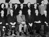 President-Elect Dwight Eisenhower Poses with His Cabinet Photographie