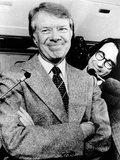 President Jimmy Carter Talking with Reporters, Jan 24, 1977 Photographic Print