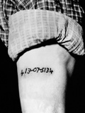Social Security Number Tattooed onto an Arm Photographic Print