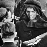 Jacqueline Kennedy at President John Kennedy's Funeral Photographic Print