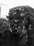 700 Hunger Marchers in Trucks Bound for Washington DC Photographie