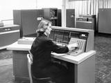 IBM 702, Was a Giant Brain Designed for Business Photographic Print