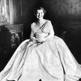 Maine Eisenhower Models the Gown She Will Wear to the Inaugural Ball Photographic Print