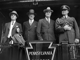 President Franklin Roosevelt Observes Memorial Day Photographic Print