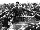 Adolph Hitler, Like Most Politicians, Makes Contact with His Admiring Public, ca 1935 Photographic Print