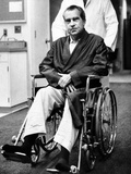 Former President Richard Nixon in Wheelchair Fotografie-Druck