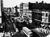 Harlem's Famous Thoroughfare, 125th Street in 1943 Impressão fotográfica