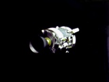 Damaged Apollo 13 Service Module with a Panel Blown Away by the Explosion of an Oxygen Tank Photographic Print