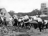 Bonus Army Veterans Battle with Washington DC Police Photographic Print
