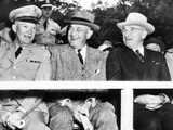 Harry Truman Observing the First Armed Forces Day Photographic Print