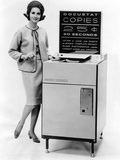 The First Public Use Photocopy Vending Machine Photographic Print
