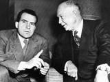 General Dwight Eisenhower with His Running Mate, Senator Richard Nixon Photographic Print