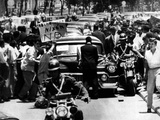 Vice President Richard Nixon's Car Is Attacked by an Angry Mob in Caracas, Venezuela Photographic Print