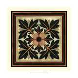 Crackled Square Wood Block IV Giclee Print by Vision Studio