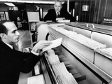 Ron Satz, 25-Year Old Business School Grad, Founded 'Telecredit', Electronic Check Approval Service Photographic Print