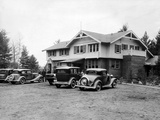 Little Bohemia Lodge, John Dillinger and His Gang Escaped a Machine Gun Shoot Out with the FBI Photographic Print