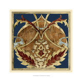 Vintage Woodblock V Giclee Print by Chariklia Zarris