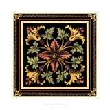 Crackled Decorative Tile Design I Giclee Print by Vision Studio