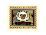 Crackled El Matador Cigars Giclee Print by Vision Studio