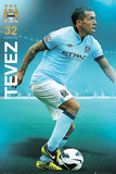 Carlos Tevez - Manchester City Affiches