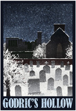 Godric's Hollow Retro Travel Prints